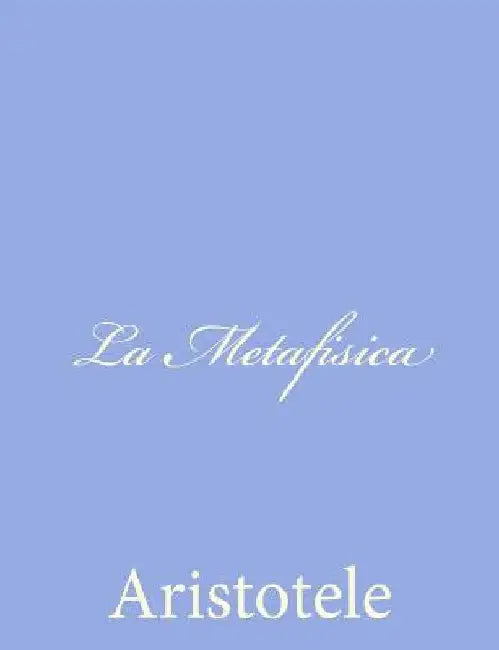La Metafisica by Aristotele