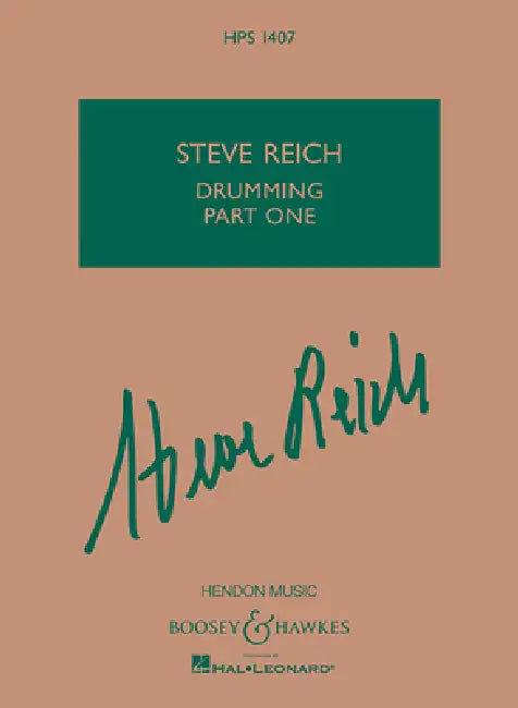 Steve Reich - Drumming Part One: Four Pairs of Tuned Bongo Drums by Steve Reich
