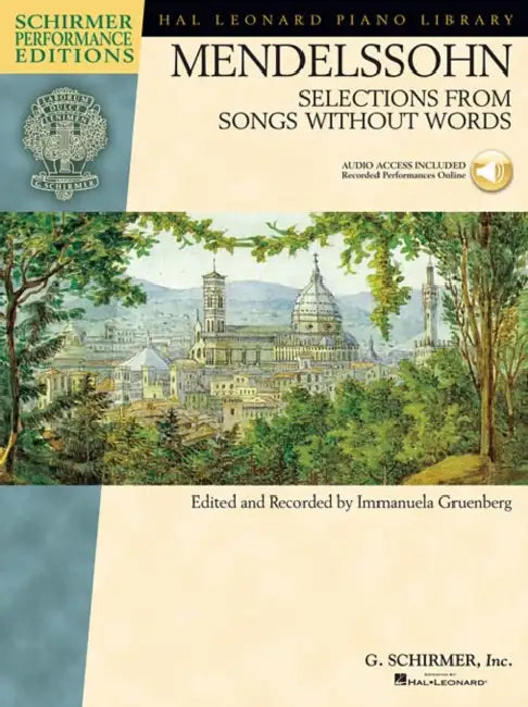 Mendelssohn - Selections from Songs Without Words: Book with Online Audio by Felix Mendelssohn, Immanuela Gruenberg