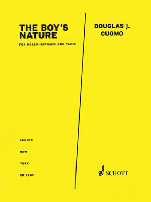 The Boy's Nature from Doubt: Mezzo-Soprano and Piano by Douglas J. Cuomo