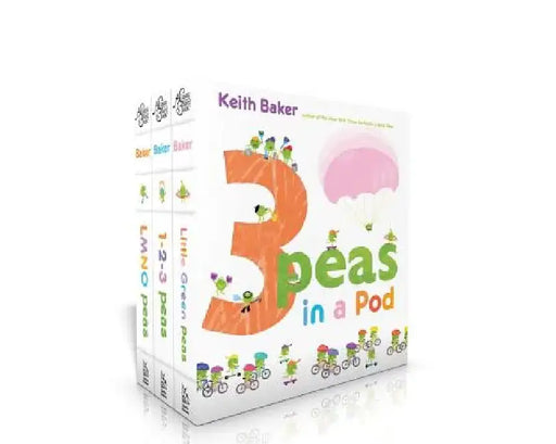 3 Peas in a Pod: LMNO Peas; 1-2-3 Peas; Little Green Peas by Keith Baker