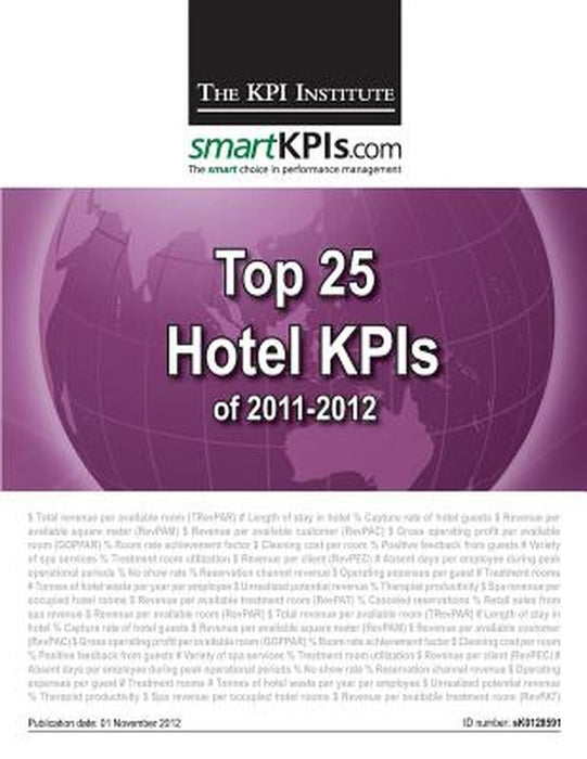 Top 25 Hotel Kpis Of 2011-2012 by The Kpi Institute