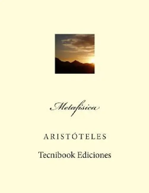 Metafisica by Aristoteles