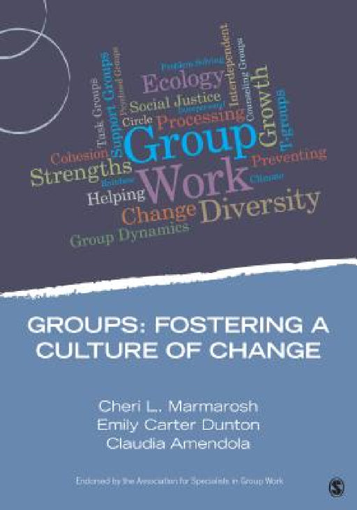 Groups: Fostering a Culture of Change by Cheri L. Marmarosh, Emily Carter Dunton, Claudia Amendola