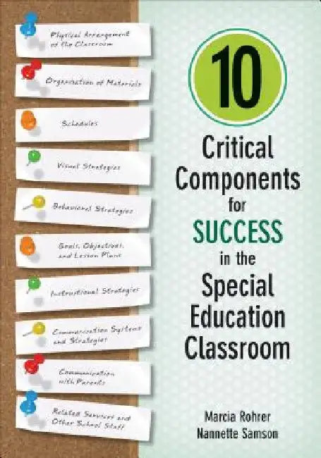 10 Critical Components for Success in the Special Education Classroom by Marcia W. Rohrer