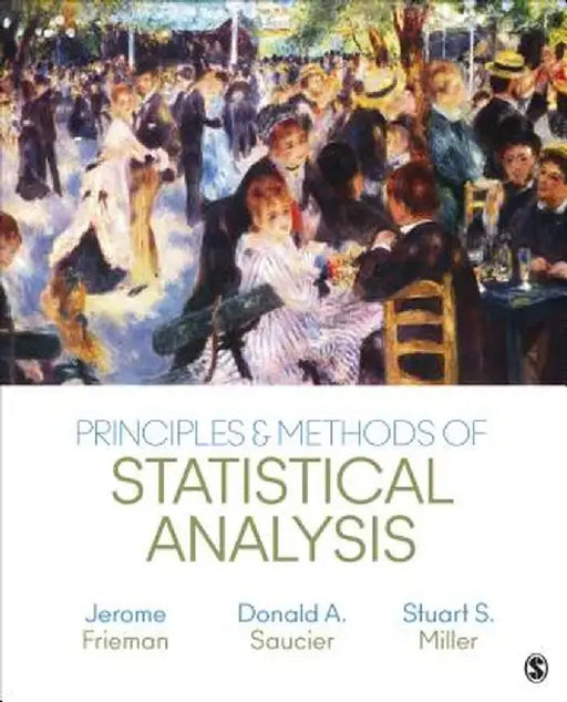 Principles & Methods of Statistical Analysis by Jerome