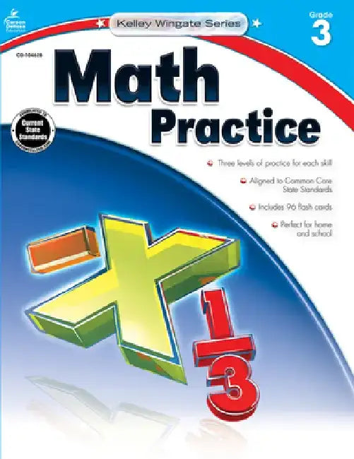 Math Practice, Third Grade by Carson Dellosa Education