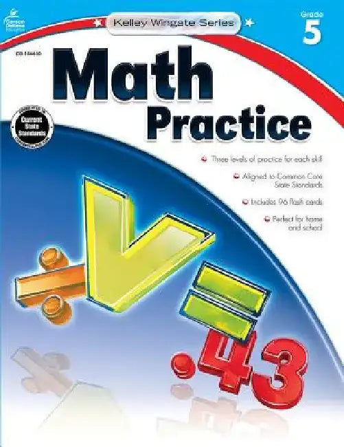 Math Practice, Grade 5 by Carson-Dellosa Publishing