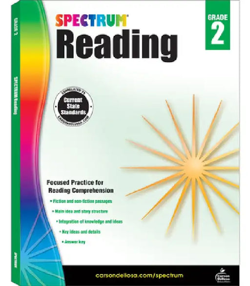 Spectrum Reading Workbook, Grade 2 by Spectrum