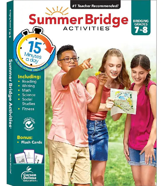 Summer Bridge Activities, Grades 7 - 8 by Summer Bridge Activities