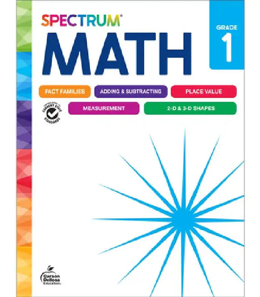 Spectrum Math Workbook, Grade 1 by Spectrum