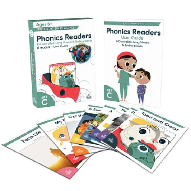 Spotlight on Reading Phonics Readers Set C: R-Controlled Vowels & Ending Blends by Carson Dellosa Education