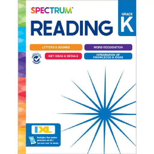 Spectrum Reading Workbook, Grade K by Spectrum, Carson Dellosa Education