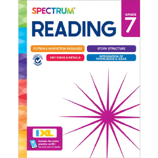 Spectrum Reading Workbook, Grade 7 by Spectrum