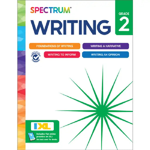 Spectrum Writing Workbook, Grade 2 by Spectrum, Carson Dellosa Education