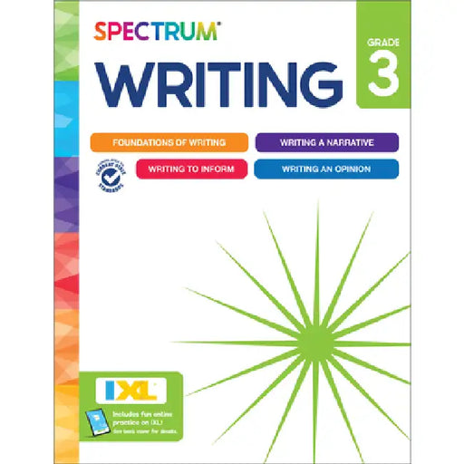 Spectrum Writing Workbook, Grade 3 by Spectrum, Carson Dellosa Education