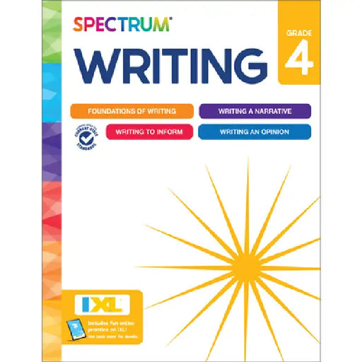 Spectrum Writing Workbook, Grade 4 by Spectrum, Carson Dellosa Education