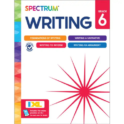 Spectrum Writing Workbook, Grade 6 by Spectrum, Carson Dellosa Education