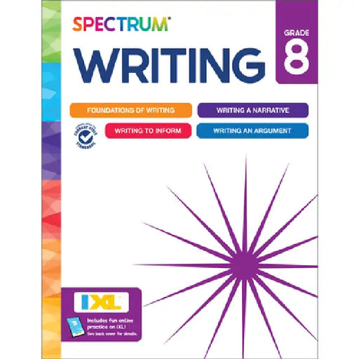 Spectrum Writing Workbook, Grade 8 by Spectrum, Carson Dellosa Education