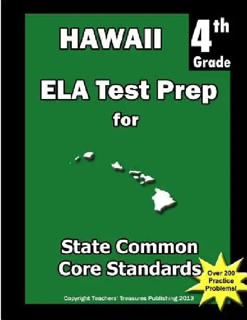 Hawaii 4th Grade ELA Test Prep: Common Core Learning Standards by Teachers' Treasures