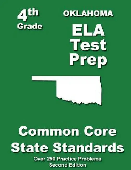 Oklahoma 4th Grade ELA Test Prep: Common Core Learning Standards by Teachers' Treasures