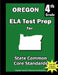 Oregon 4th Grade ELA Test Prep: Common Core Learning Standards by Teachers' Treasures