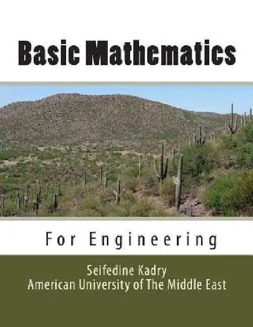 Basic Mathematics For Engineering by Seifedine Kadry