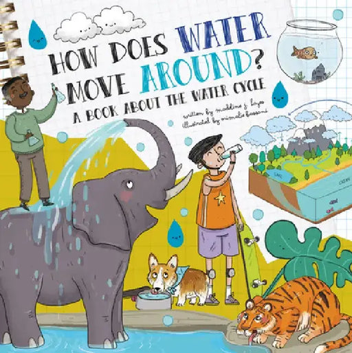 How Does Water Move Around?: A Book about the Water Cycle by Madeline J. Hayes