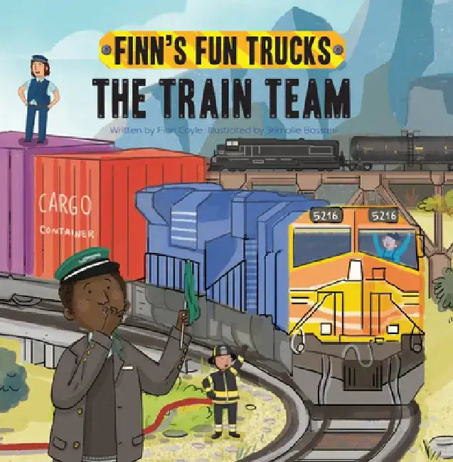 The Train Team: A Lift-The-Page Truck Book by Finn Coyle