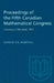 Proceedings of the Fifth Canadian Mathematical Congress: University of Montreal, 1961 by E. M. Rosenthall