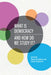 What Is Democracy and How Do We Study It? by Cameron D. Anderson