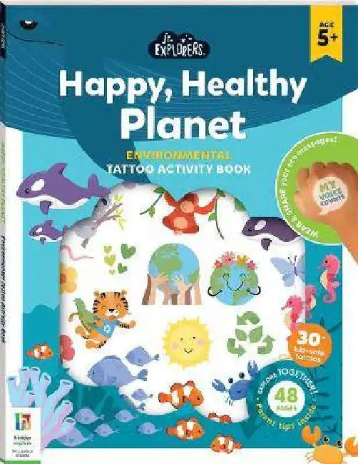 Junior Explorers Activity Book Happy Healthy Planet by Hinkler
