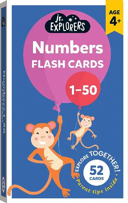 Junior Explorers Numbers 150 Flash Cards by Hinkler Pty Ltd