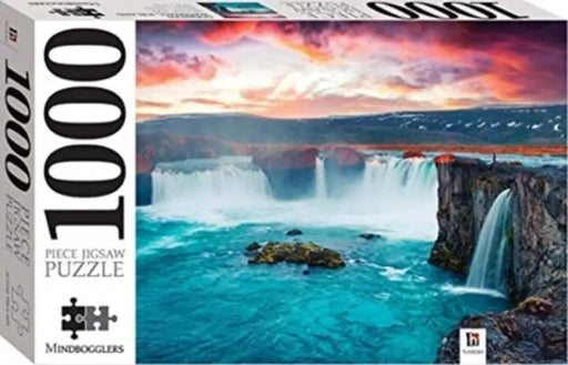Mindbogglers 1000 Piece Jigsaw Godafoss Waterfall Iceland by Hinkler Pty Ltd