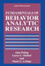 Fundamentals of Behavior Analytic Research by Alan Poling