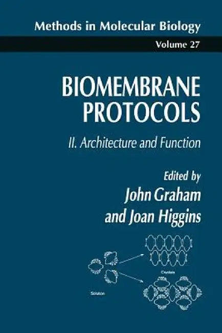Biomembrane Protocols: II. Architecture and Function by John M. Graham