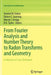 From Fourier Analysis and Number Theory to Radon Transforms and Geometry: In Memory of Leon Ehrenpreis by Hershel M. Farkas