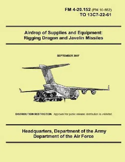 Airdrop of Supplies and Equipment: Rigging Dragon and Javelin Missiles by Department Of the Army