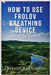 How to Use Frolov Breathing Device (Instructions) by Rakhimov, Artour
