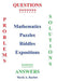 Mathematics, Puzzles, Riddles, Expositions by Merle a. Barlow