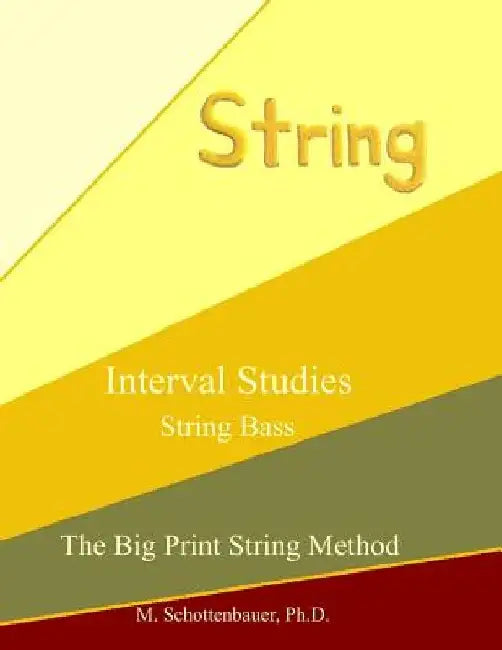 Interval Studies: String Bass by M. Schottenbauer