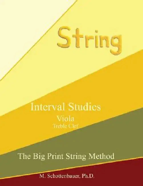 Interval Studies: Viola (Treble Clef) by M. Schottenbauer