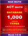 ACT Math Database 1-2 D by John Su