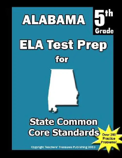 Alabama 5th Grade ELA Test Prep: Common Core Learning Standards by Teachers' Treasures