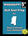 Mississippi 5th Grade ELA Test Prep: Common Core Learning Standards by Teachers' Treasures