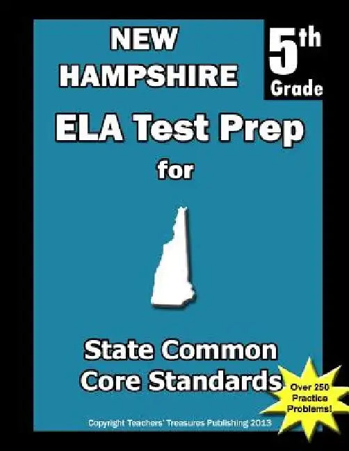 New Hampshire 5th Grade ELA Test Prep: Common Core Learning Standards by Teachers' Treasures