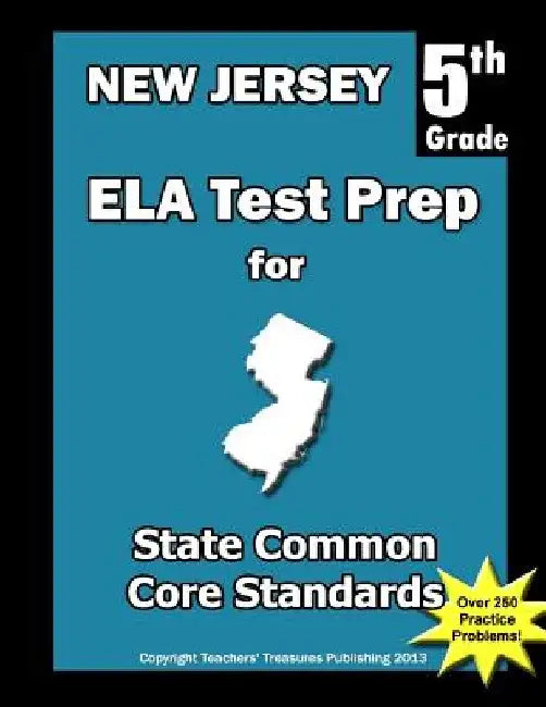 New Jersey 5th Grade ELA Test Prep: Common Core Learning Standards by Teachers' Treasures