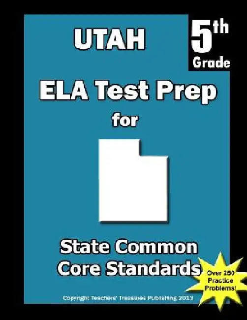 Utah 5th Grade ELA Test Prep: Common Core Learning Standards by Teachers' Treasures