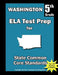 Washington 5th Grade ELA Test Prep: Common Core Learning Standards by Teachers' Treasures