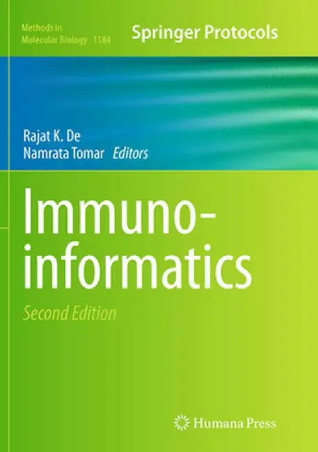 Immunoinformatics by Rajat K. de